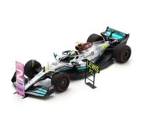 Mercedes AMG W13 E Lewis Hamilton #44 2nd Brazilian Gp 2022 S8556 Spark 1/43 F1