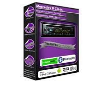 Mercedes B Class Radio DAB, Stereo Auto Pioneer CD USB AUX, Kit Bluetooth