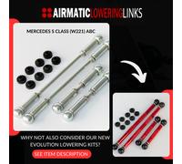 Mercedes Barre Abbassamento Kit- S550 S63 S65 W221 Abc (Premium Fully Regolabile
