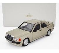 Norev Modellino auto Mercedes-Benz 190E 2.3-16V 1984 Smoke Silver metallizzato 1:18