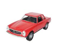 Mercedes-Benz 1963 230SL modello auto in metallo modello auto con motore di ritiro auto giocattolo Welly 4 varianti 3 (rosso)