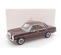 Norev Modellino Auto Mercedes 200 (W115) 1968 1:18 Rosso/Marrone scuro