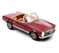 Mercedes-Benz 230 SL (Pagoda), Rosso Scuro, 1963, 1:18 NOREV