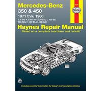 Mercedes-Benz 350 & 450 covering 350 SL Roadster, 450 SL/SLC Coupe & (Tascabile)