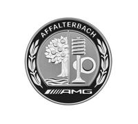 Mercedes Benz AMG Original 4 Coprimozzi In Alluminio 3D Nuovo