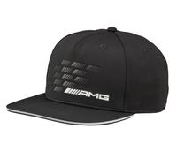 Mercedes-Benz AMG Original Cappello Piatto Da Uomo "Nero" Nuovo OVP