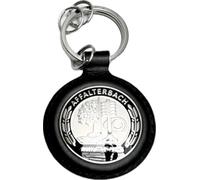 Mercedes-Benz AMG - Portachiavi Affalterbach, in acciaio inox, colore: nero e argento