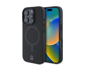 Mercedes-Benz Backcover liscia con MagSafe - iPhone 16 Pro, nero