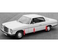 Mercedes Benz C W114 Coupe 2 Porta Laterali E Posteriore Corpo Listelli Strisce