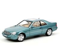 Mercedes-Benz CL 600 Coupé 1997, Blu Metallizzato, 1:18 NOREV