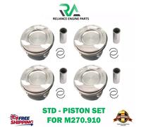Mercedes Benz Cla Gla Classe 1.6 Benzina M270.910 Set Pistone X4 Std Nuovo