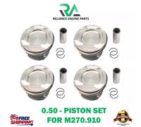 Mercedes Benz Cla Gla B A180 A200 B180 M270.910 Pistone Con Fedi Set X4