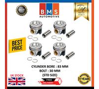 Mercedes-Benz Classe V OM651 2.1CDI Diesel Euro 5 Pistone Std 4 Pezzi Set HQ