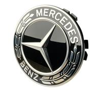 Mercedes-Benz Mercedes Benz Collection - Copricerchi Coprimozzo ruota Mercedes Benz | stella con corona di alloro | nero