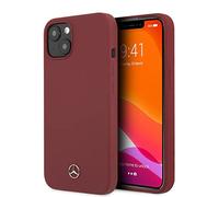 CG MOBILE Mercedes-Benz - Custodia protettiva per iPhone 13" con interno in microfibra, in silicone liscio e antigraffio, con facile scatto, assorbimento degli urti e logo firma