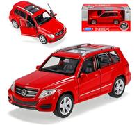 Mercedes-Benz GLK SUV X204 Rosso Ab 2008 Da Facelift 2012 ca 1/43 1/36-1/46 Welly Modello Auto