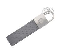Mercedes Benz Original Portachiavi "Upcycling" Grigio Pelle Acciaio Nuovo