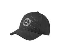 Mercedes-Benz Originale Classic Baseball Donna Cap Nero Misura Regolabile Nuovo