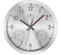 Mercedes-Benz Originale Orologio Parete Argento Alluminio/Plastica Nuovo Ovp
