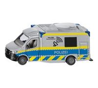 siku 2301, Auto della Polizia Mercedes-Benz Sprinter, Giocattolo della Polizia, 1:50, Metallo e Plastica, Blu e Bianco, Antenna Parabolica Rotante, Tetto Rimovibile, Vari Portelli Apribili