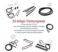 Mercedes-Benz W107 R107 280-560 Sl Set Guarnizioni Carrozzeria 22-teilig