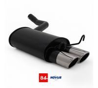 Mercedes Benz W201 (190) Silenziatore Sportivo 2x76mm SR- Design