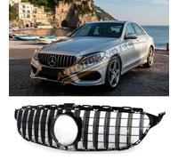 Mercedes C W205 S205 2014-2018 Griglia Anteriore LOOK AMG Tuning Calandra GTR