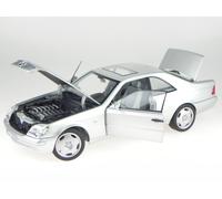 Mercedes C140 CL600 S600 Coupe 1998 argento modello di auto183446 Norev 1:18
