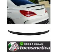 MERCEDES CLA C117 2013-2018 SPOILER POSTERIORE SUL COFANO AMG NERO LUCIDO