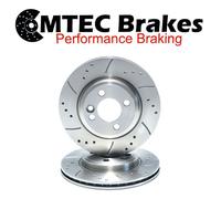 Mercedes Classe C W205 C43 AMG C450 15- Posteriore Dischi Freno Forati Baffati