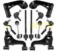 MERCEDES CLASSE-E W210 S210 KIT BRACCI BRACCETTI DI SOSPENSIONE ANTERIORE 12 PZ