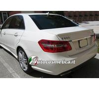 MERCEDES CLASSE E W212 BERLINA SPOILER POSTERIORE AMG SUL COFANO NERO LUCIDO