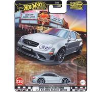 Hot Wheels Premium Boulevard Cars Mercedes-Benz 2008 CLK 63 AMG Modellino Auto - Scala 1:64 - Lunghezza 7 cm - GJT68 - Boulevard Serie 126