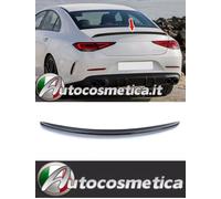 MERCEDES CLS W257 C257 2018+ SPOILER POSTERIORE SUL COFANO NERO LUCIDO ABS
