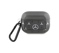 Mercedes Custodia con motivo a stella grande, nera - AirPods Pro 2