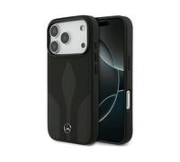 CG MOBILE Mercedes - Custodia in pelle The Move compatibile con MagSafe per iPhone 17 Pro Max (nero)