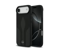 CG MOBILE Mercedes - Custodia in pelle The Move compatibile con MagSafe per iPhone 17 Air (nero)