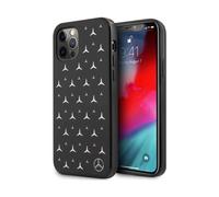Mercedes Custodia per iPhone 12 / 12 Pro, nera - Stella d'argento Custodia rigida MEHCP12MESPBK