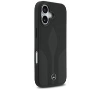 CG Mobile Custodia in pelle The Move compatibile con MagSafe per iPhone 17 (nero)
