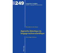 Mercedes Eurrutia Approche didactique du langage techno-scien (Copertina rigida)