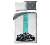MERCEDES Formula 1 Set Letto COPRIPIUMINO 140x200cm Cotone HAMILTON