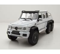 Mercedes G 63 AMG 6X6 Pick Up 2015 Bianco Modellino 1:24 Welly
