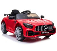 Mercedes Gt R Auto Elettrica per Bambini Sportiva Eva LED MP3 USB SD Rosso