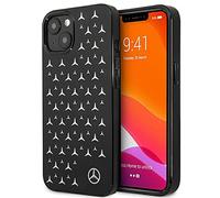 Mercedes MEHCP13SESPBK - Custodia per iPhone 13 Mini 5,4", motivo a stelle, colore: Nero