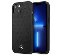 Mercedes MEHCP13SPSQBK - Custodia in pelle per iPhone 13 Mini 5,4", motivo a stelle