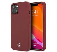 Mercedes MEHCP13SSILRE - Cover in silicone per iPhone 13 Mini 5,4", colore: Rosso