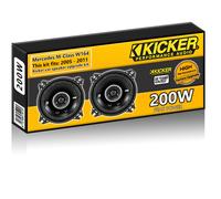 Mercedes ML Anteriore Porta Altoparlanti Kicker 13.3cm 13cm Auto + Attacchi 200W