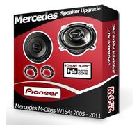 Mercedes ML Casse Portiera Anteriore Pioneer Auto Speaker Kit + Adattatori 250W