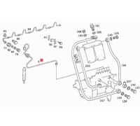 MERCEDES OM314/352/362/366/364 TUBO CONDOTTA CARBURANTE OEM A3660702633
