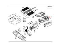 MERCEDES OM651 2x TAMPONE GOMMA SCATOLA FILTRO OEM 6510940122